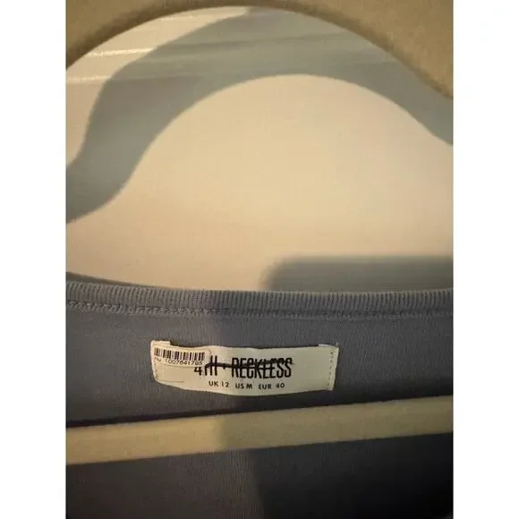 Anthropologie Soft Grey Drapey Cap Sleeve Blouse - Picture 3 of 3